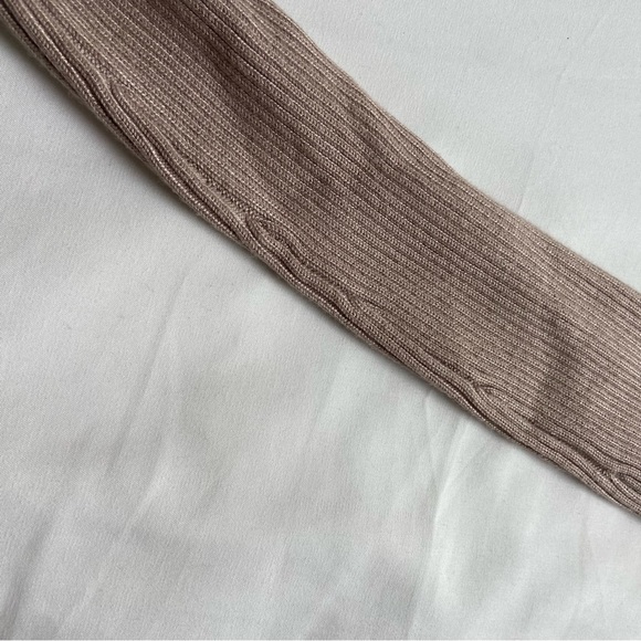 NWT Abercrombie & Fitch Cinched Front Cutout Sweater Midi Dress - Picture 12 of 14